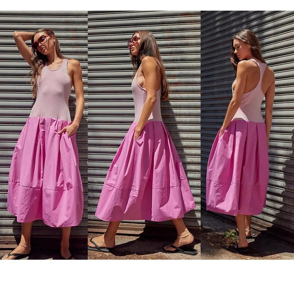 Free People Drops of Venus Midi Dress NWOT Small